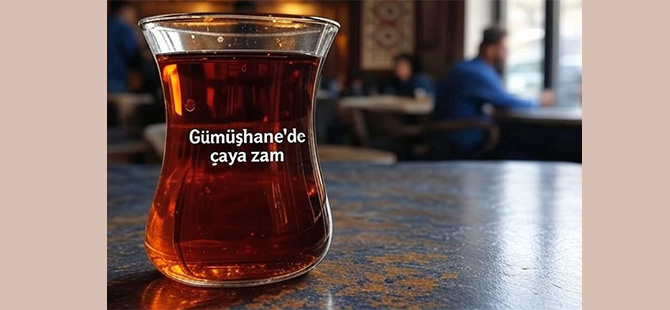 GÜMÜŞHANE'DE ÇAY YÜZDE 21 ZAMLANDI