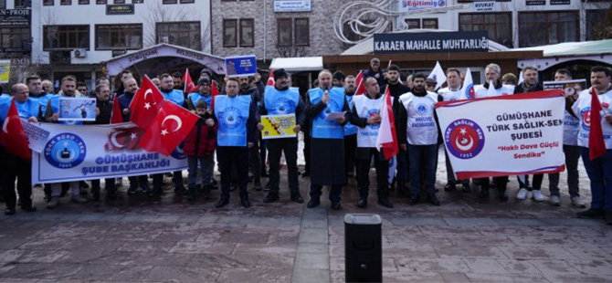 TÜRKİYE KAMU-SEN GÜMÜŞHANE ŞUBESİ MAAŞLARIN YENİDEN DEĞERLENDİRİLMESİNİ İSTEDİ