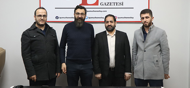 HÜDA PAR’DAN GÜMÜŞHANE OLAY GAZETESİ’NE 10 OCAK ZİYARETİ