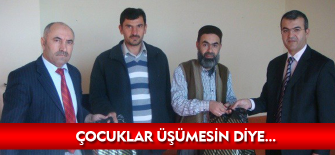 ÇOCUKLAR ÜŞÜMESİN DİYE ÖRDÜLER