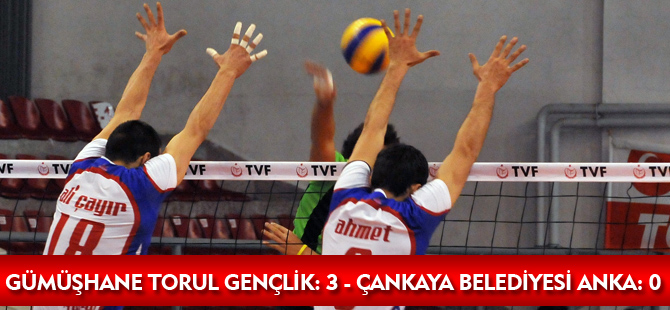 GÜMÜŞHANE TORUL GENÇLİK: 3 - ÇANKAYA BELEDİYESİ ANKA: 0