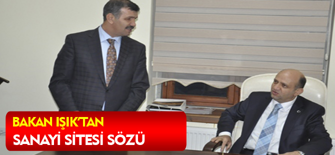 BAŞKAN DURAN, YENİ SANAYİ SİTESİ İÇİN BAKAN IŞIK’TAN SÖZ ALDI