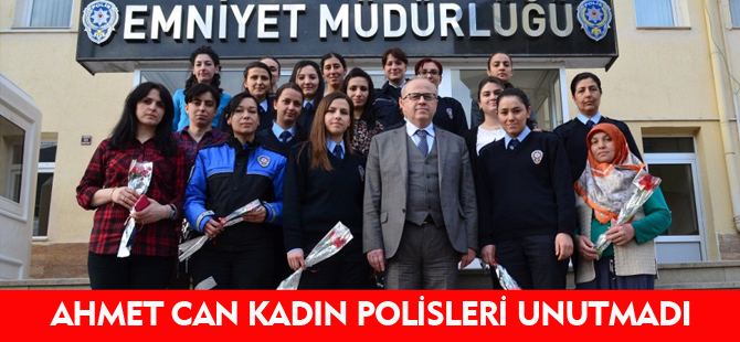 EMNİYETİN KADIN POLİSLERİNE KARANFİL