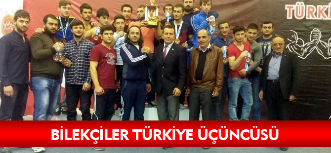 BİLEKÇİLER TÜRKİYE ÜÇÜNCÜSÜ