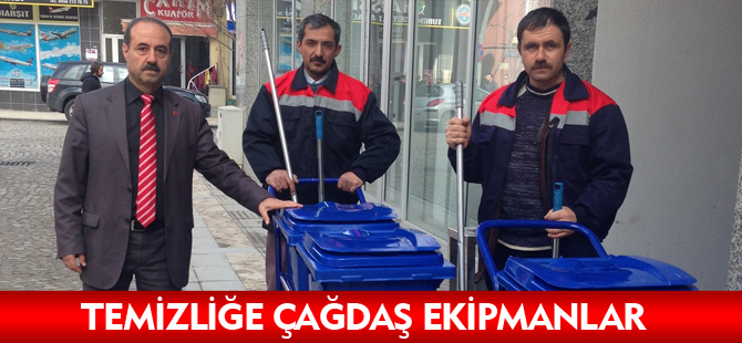 TEMİZLİĞE ÇAĞDAŞ EKİPMANLAR