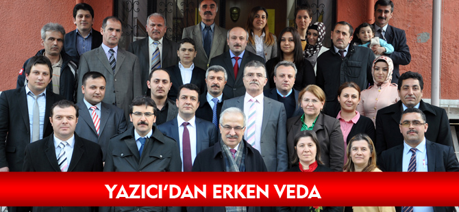 YAZICI’DAN ERKEN VEDA