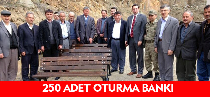 250 ADET OTURMA BANKI