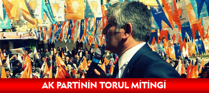 AK PARTİNİN TORUL MİTİNGİ