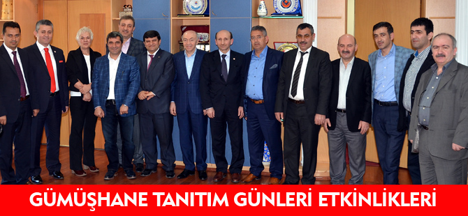 GÜMÜŞHANE TANITIM GÜNLERİ ETKİNLİKLERİ