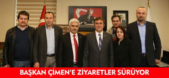 ÇİMEN'E ZİYARETLER SÜRÜYOR