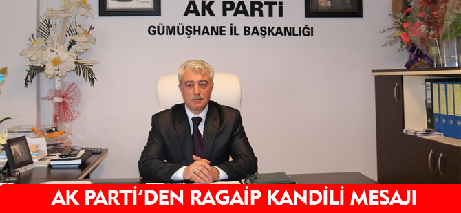 HAKKI GÜNDÜZ'ÜN KANDİL MESAJI