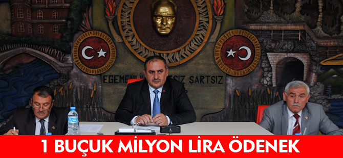 1 BUÇUK MİLYON LİRA ÖDENEK