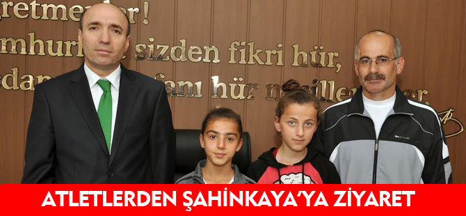 ATLETLERDEN ZİYARET