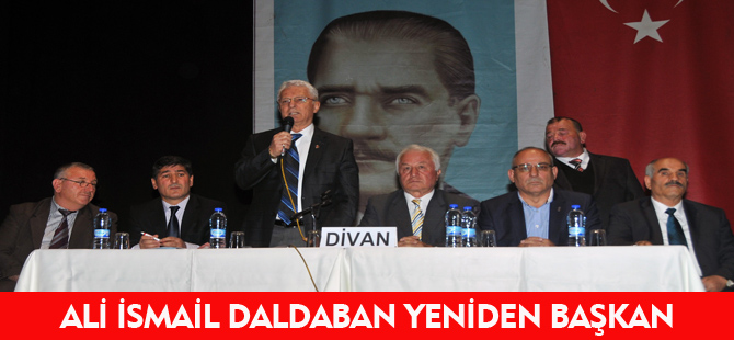 ALİ İSMAİL DALDABAN YENİDEN BAŞKAN