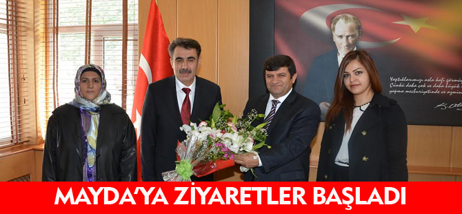 MAYDA'YA ZİYARETLER BAŞLADI