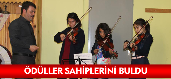 ÖDÜLLER SAHİPLERİNİ BULDU