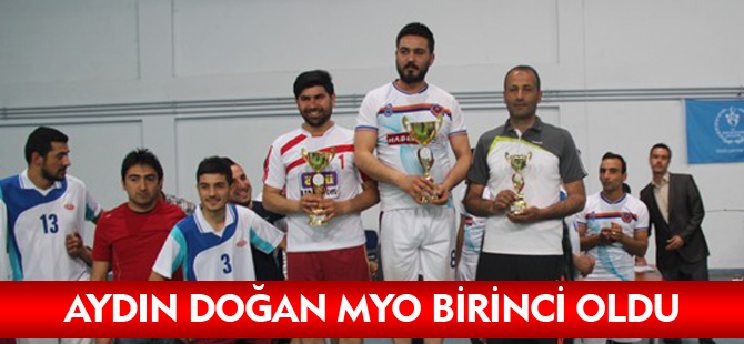 AYDIN DOĞAN MYO TURNUVA BİRİNCİSİ