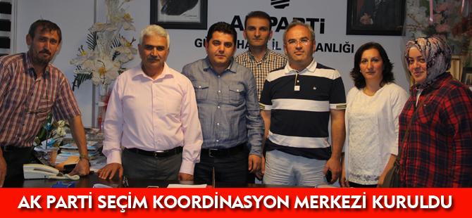 AK PARTİ SEÇİM KOORDİNASYON MERKEZİ KURULDU