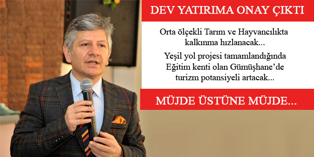 AYDIN: TARIM VE HAYVANCILIKTA ŞEHRİMİZİ KALKINDIRACAK PROJEYE ONAY ÇIKTI