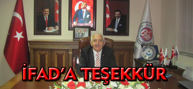 GTSO’DAN İFAD’A TEŞEKKÜR