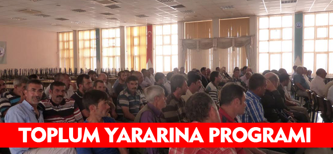 TOPLUM YARARINA PROGRAMI