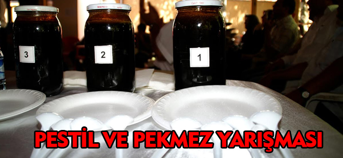 PESTİL VE PEKMEZ YARIŞMASI YAPILACAK