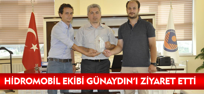 HİDROMOBİL EKİBİ GÜNAYDIN'I ZİYARET ETTİ