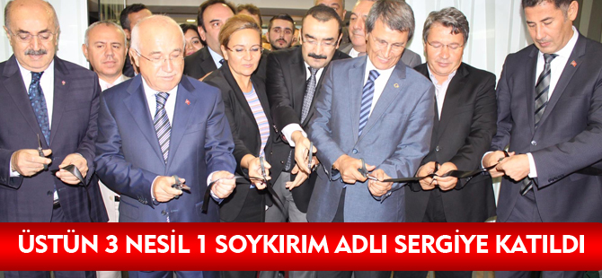 ÜSTÜN 3 NESİL 1 SOYKIRIM ADLI SERGİ'DE