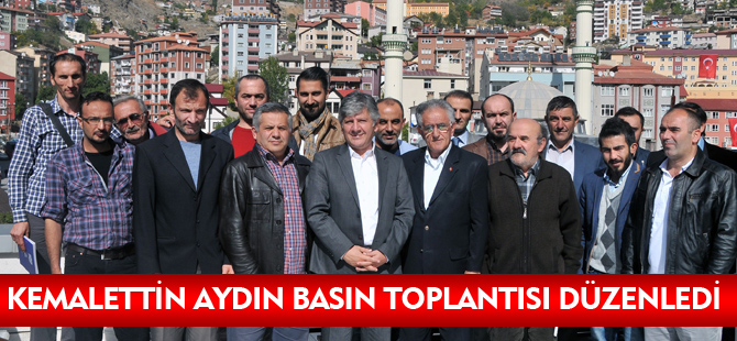 KEMALETTİN AYDIN BASIN TOPLANTISI DÜZENLEDİ