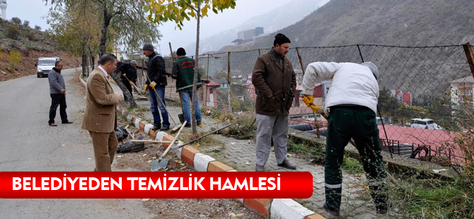 BELEDİYEDEN TEMİZLİK HAMLESİ