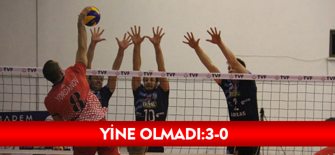 YİNE OLMADI:3-0