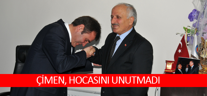 Çimen, hocasını unutmadı