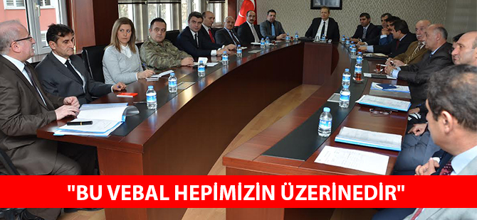 "BU VEBAL HEPİMİZİN ÜZERİNEDİR"