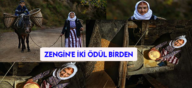 ZENGİN'E İKİ ÖDÜL BİRDEN