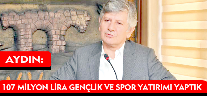 GÜMÜŞHANE'YE 107 MİLYON GENÇLİK VE SPOR YATIRIMI YAPTIK