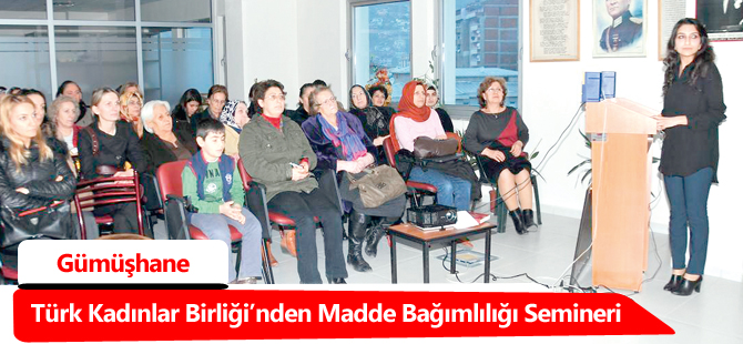 Gümüşhane'de aile içi eğitim semineri