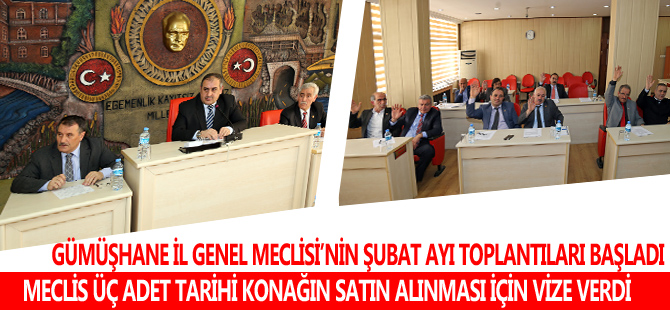 MECLİS ÜÇ ADET TARİHİ KONAĞIN SATIN ALINMASI İÇİN VİZE VERDİ