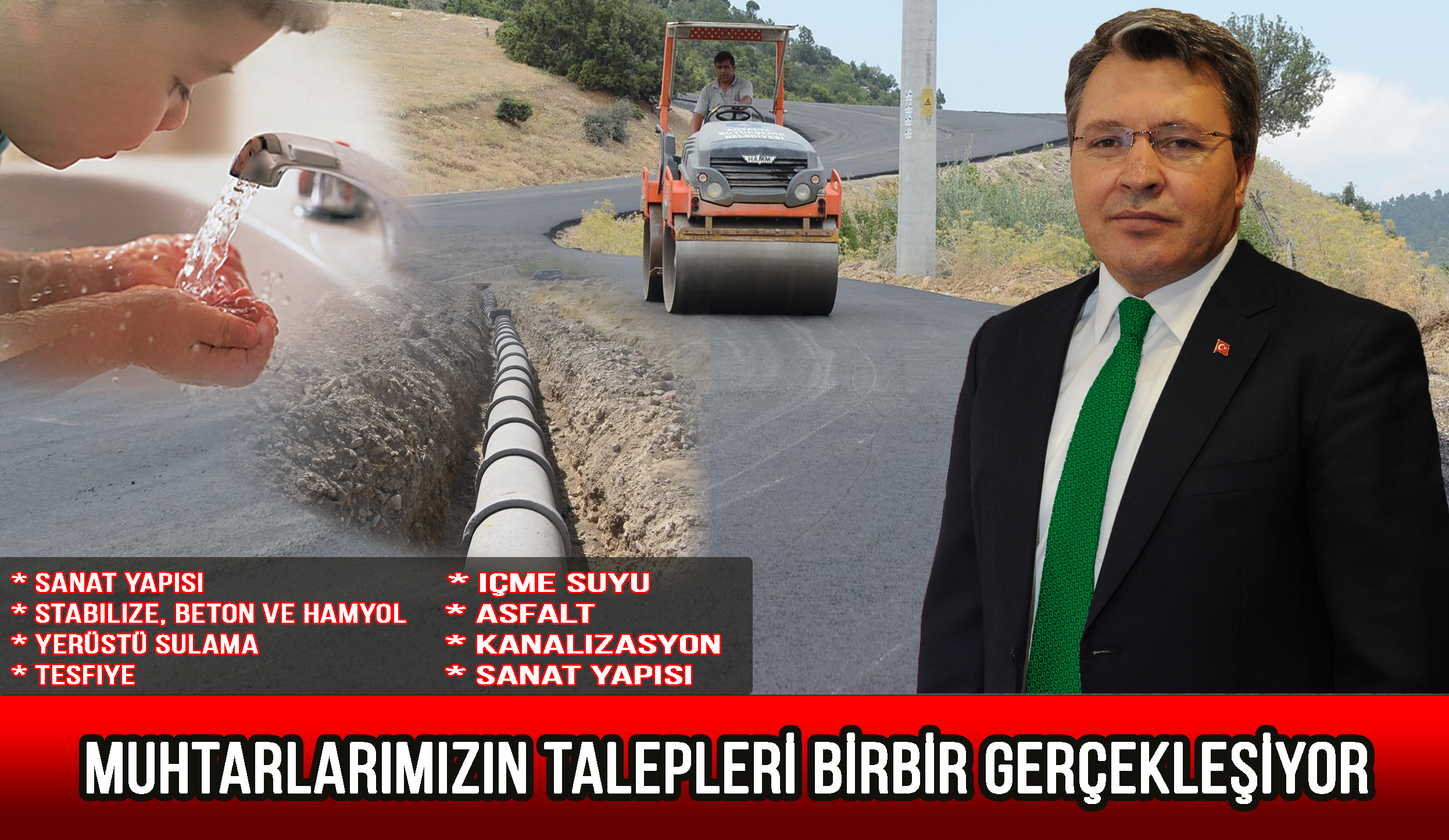 MUHTARLARIMIZIN TALEPLERİ BİRBİR GERÇEKLEŞİYOR