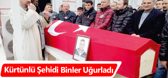 Kürtünlü Şehidi Binler Uğurladı