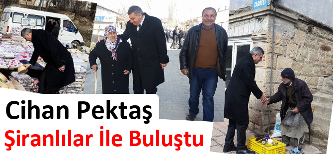 Cihan Pektaş, Şiranlılar ile Buluştu.