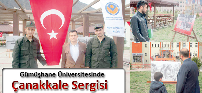 Gümüşhane Üniversitesinde Çanakkale Sergisi