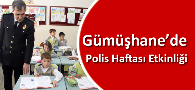 Gümüşhane’de Polis Haftası Etkinliği