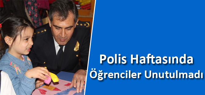 Polis Haftasında Öğrenciler Unutulmadı