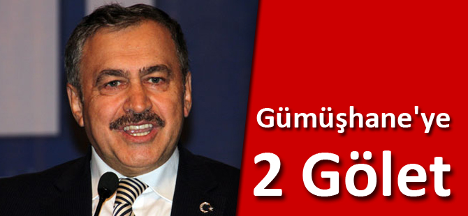 Gümüşhane'ye  2 Gölet