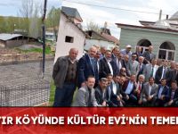 KARAÇAYIR KÖYÜNDE KÜLTÜR EVİ'NİN TEMELİ ATILDI