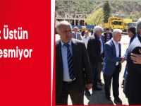 GÜMÜŞHANE AK PARTİ MİLLETVEKİLİ VE ADAYI ÜSTÜN HIZ KESMİYOR