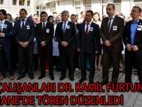 SAĞLIK ÇALIŞANLARI DR. KAMİL FURTUN İÇİN GÜMÜŞHANE’DE TÖREN DÜZENLEDİ