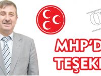 MHP’DEN TEŞEKKÜR