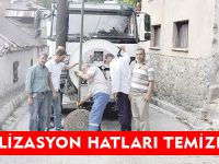 KANALİZASYON HATLARI TEMİZLENDİ