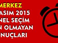 MERKEZ 1 KASIM 2015 GENEL SEÇİM KESİN OLMAYAN   SONUÇLARI